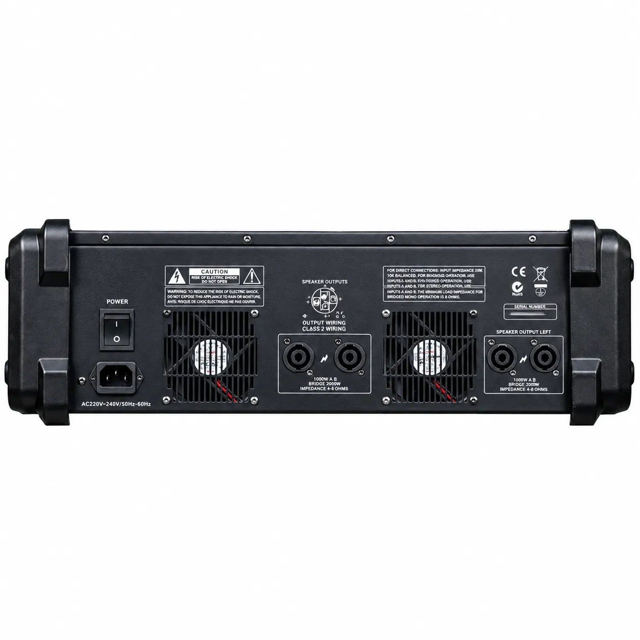 Professional Audio Amplifier Rear Panel.JPG